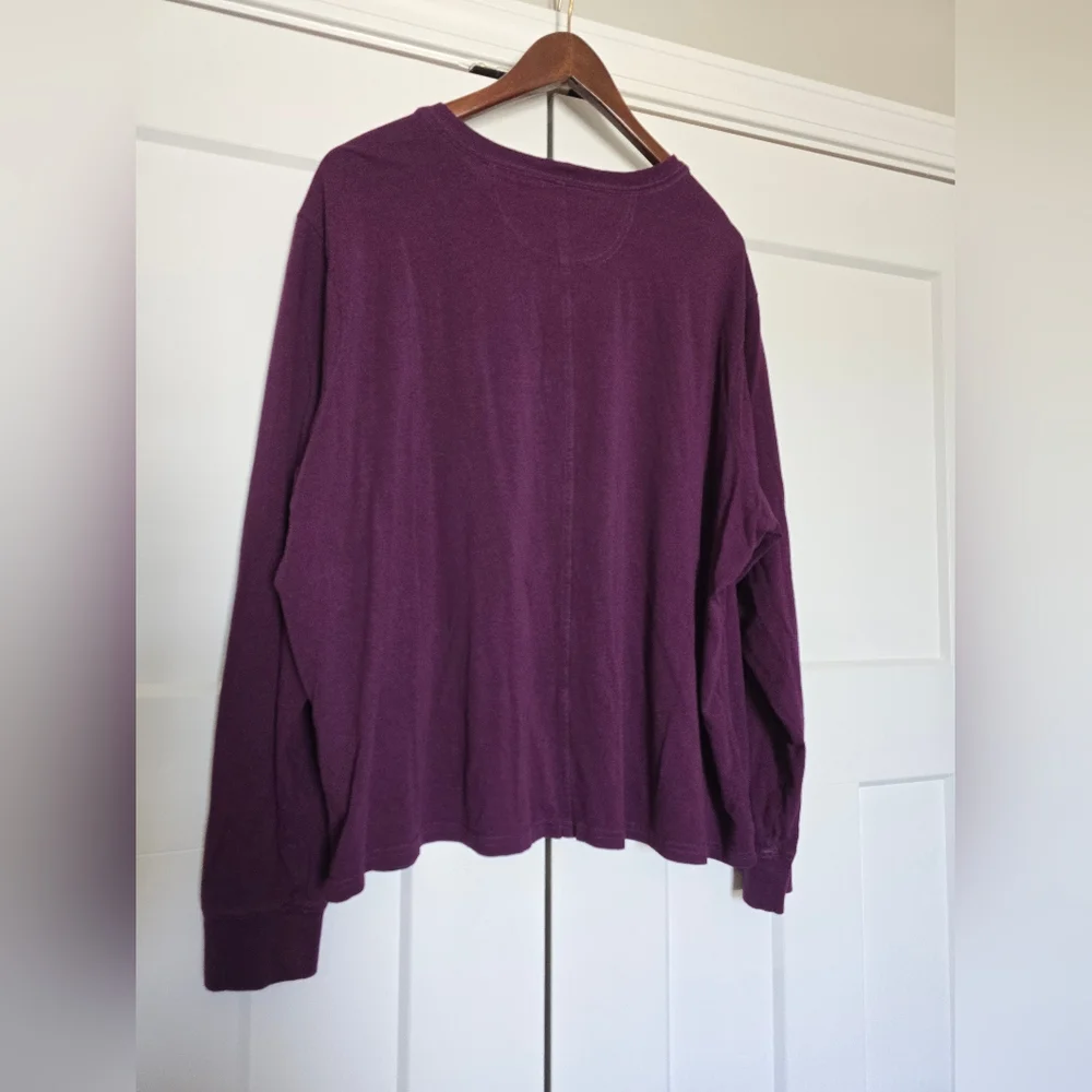 Carhartt Womens Tencel Eggplant Long Sleeve Pocket Shirt - Picture 3 of 5